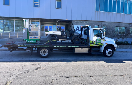 Local Light Heavy Duty Towing Tow Truck Wrecker Roadside Assistance Services Near Me in New Orleans Louisiana (LA) and surrounding areas including but not limited to the Westbank, Harvey, Gretna, Algiers, Marrero, Westwego, Belle Chasse, Chalmette, Luling, Destrehan, Kenner & Metairie.
