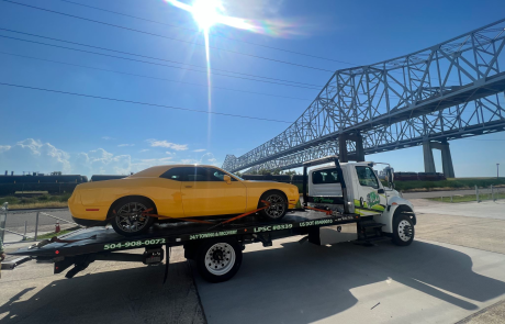 Local Light Heavy Duty Towing Tow Truck Wrecker Roadside Assistance Services Near Me in New Orleans Louisiana (LA) and surrounding areas including but not limited to the Westbank, Harvey, Gretna, Algiers, Marrero, Westwego, Belle Chasse, Chalmette, Luling, Destrehan, Kenner & Metairie.