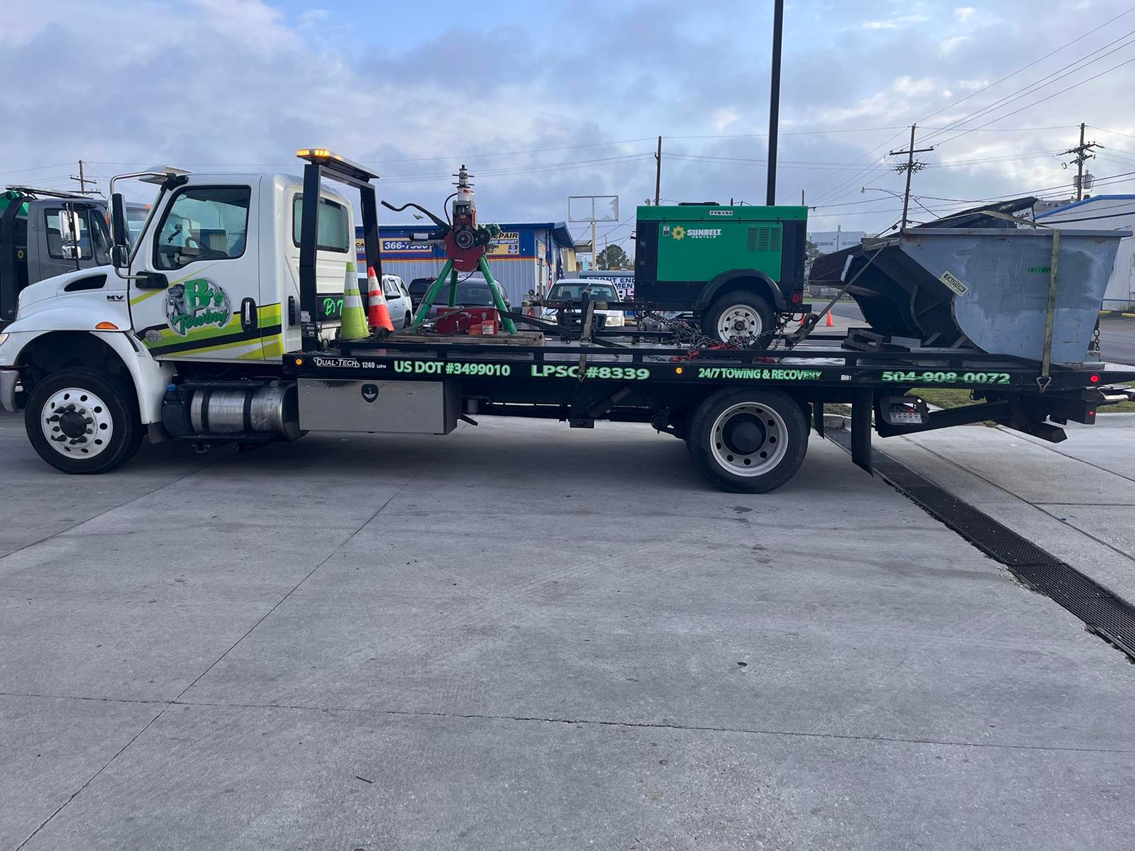 B’s Towing – Local Light Duty Tow Truck Wrecker Roadside Assistance Services Near Me Winch-Out & Vehicle Recovery performed by B's Towing in Southeast Louisiana