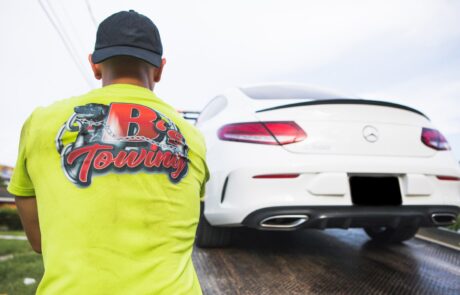 B's Towing vehicle loading securement