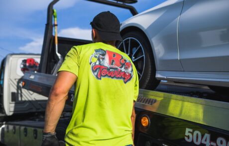 B's Towing vehicle loading securement